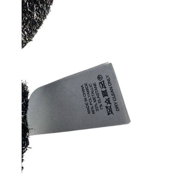 Kate Spade New York Womens Kate Spade New York Metallic Cropped Sweater EUC puff - Picture 11 of 14